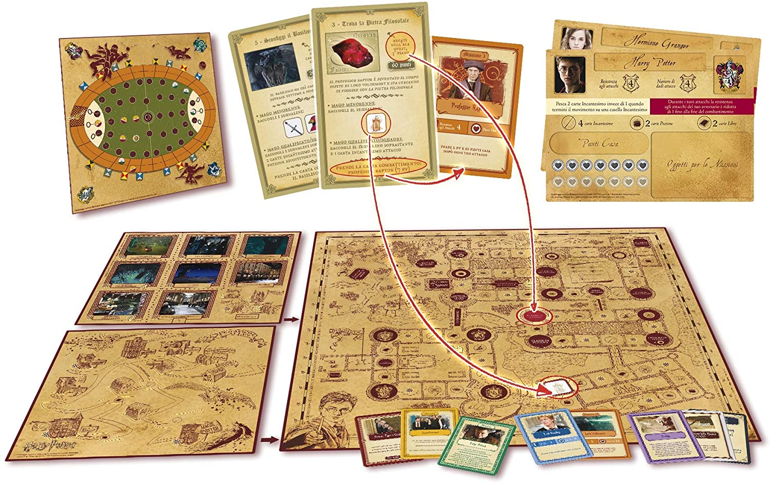 Harry Potter Un Anno Ad Hogwarts ASMODEE 