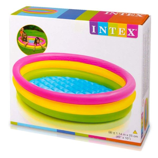 Intex PISCINA 3 ANELLI Ø CM 114X25 57412 INTEX 
