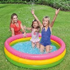 Intex PISCINA 3 ANELLI Ø CM 147 x 33 cm. INTEX