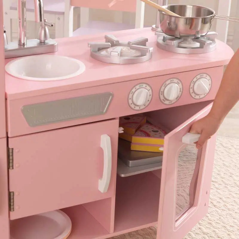 Kidkraft - Cucina In Legno Rosa - Rose Vintage Kitchen toysvaldichianasrl 