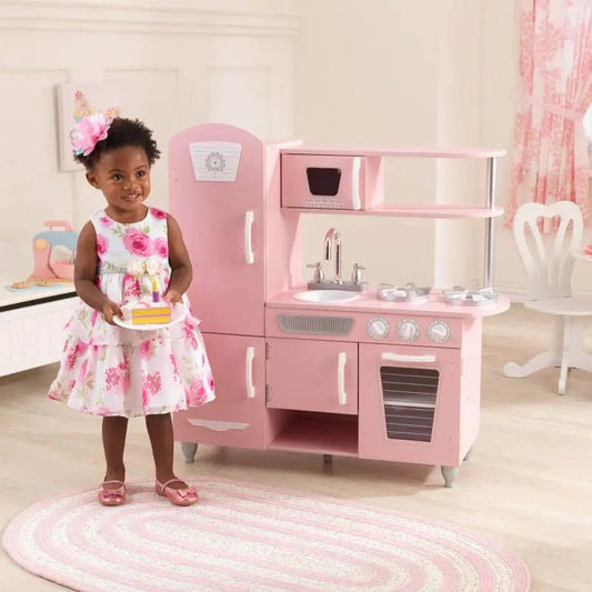 Kidkraft - Cucina In Legno Rosa - Rose Vintage Kitchen toysvaldichianasrl