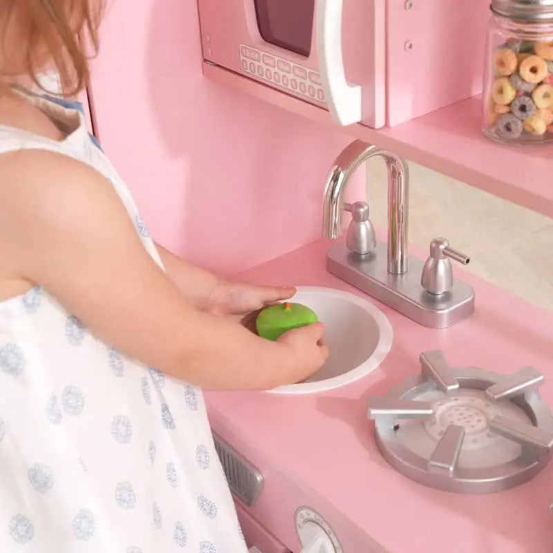 Kidkraft - Cucina In Legno Rosa - Rose Vintage Kitchen toysvaldichianasrl 