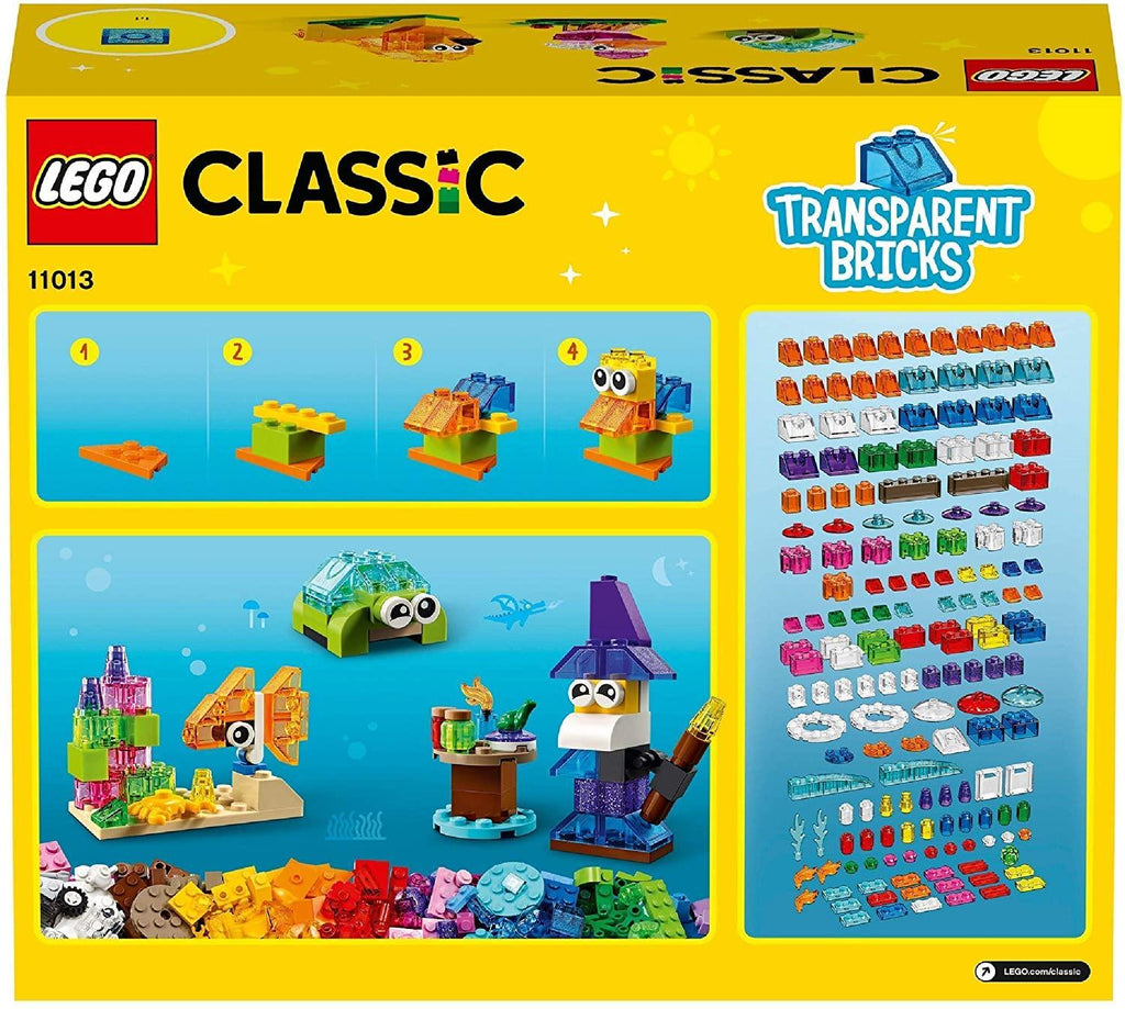 Lego 11013 Mattoncini trasparenti creativi - toysvaldichiana.it