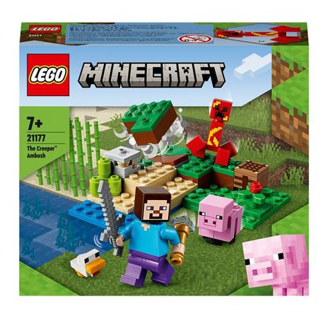 LEGO 21177 Minecraft L'agguato del Creeper toysvaldichianasrl 