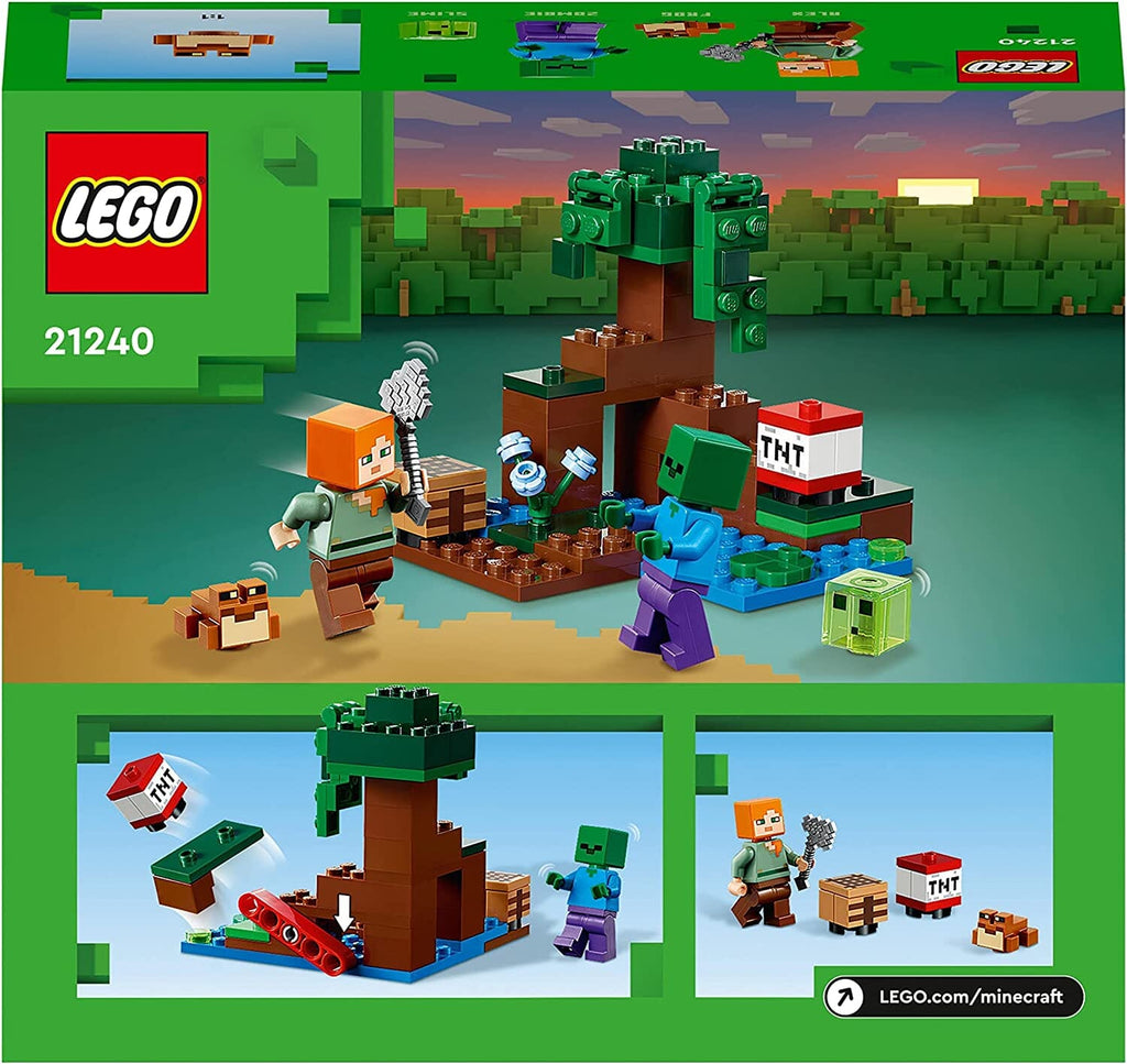 LEGO 21240 Minecraft Avventura nella Palude toysvaldichiana.it 