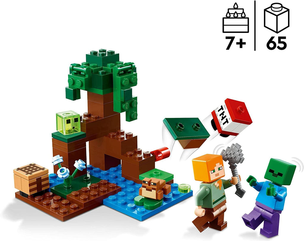 LEGO 21240 Minecraft Avventura nella Palude toysvaldichiana.it 