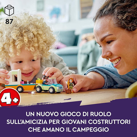 LEGO 41726 Friends Vacanza in Campeggio con Camper Giocattolo e Macchina toysvaldichiana.it 