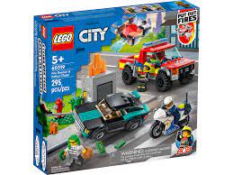 Lego: 60319 - City - Soccorso Antincendio E Inseguimento Della Polizia toysvaldichiana.it 