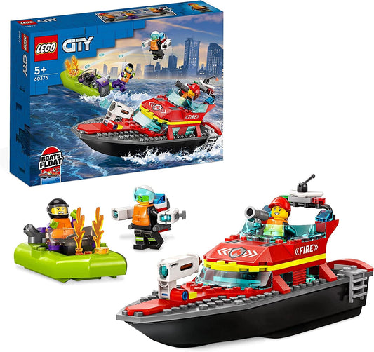LEGO 60373 City Fire Barca di Soccorso Antincendio LEGO 
