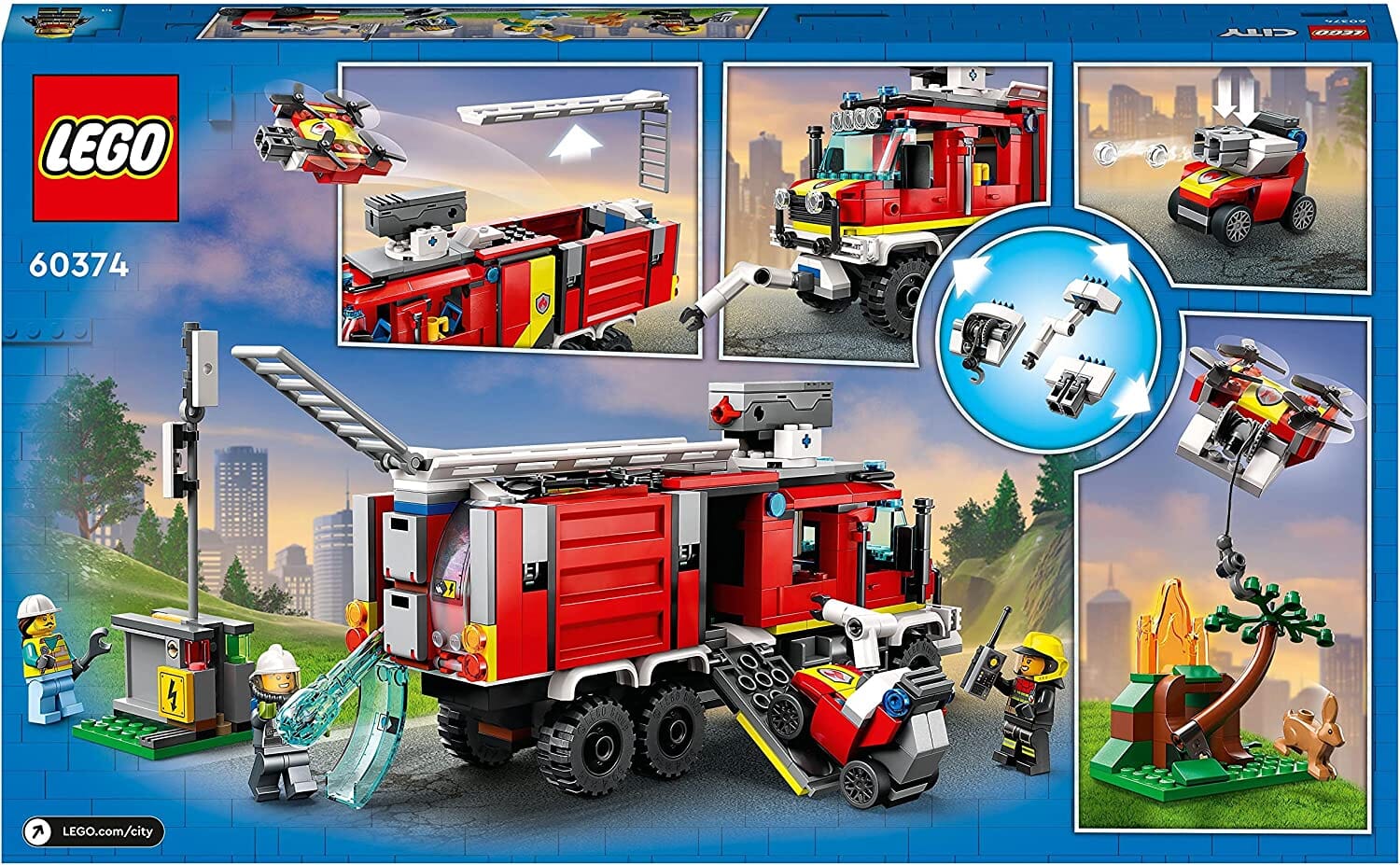 LEGO 60374 City Fire Autopompa dei Vigili del Fuoco LEGO 