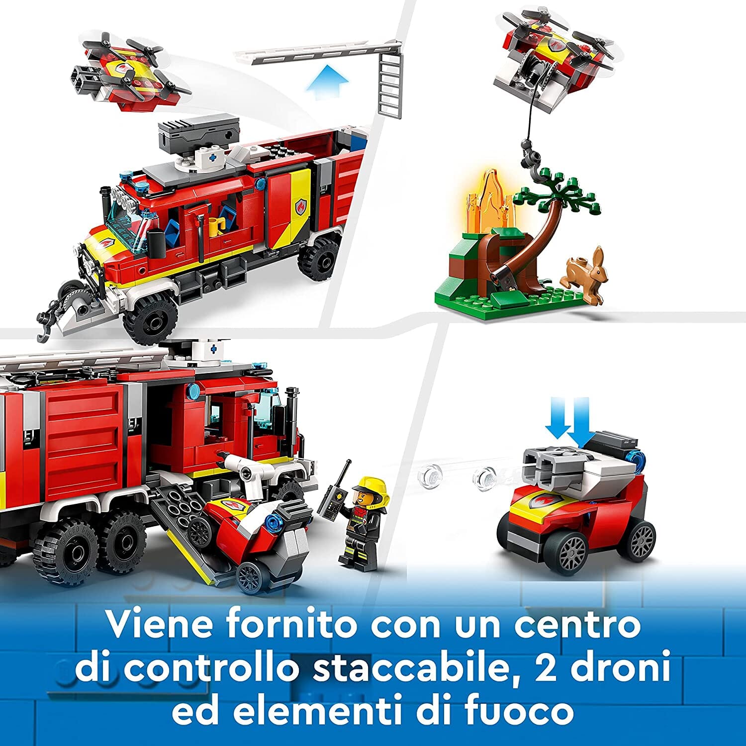 LEGO 60374 City Fire Autopompa dei Vigili del Fuoco LEGO 