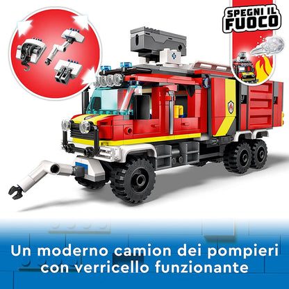 LEGO 60374 City Fire Autopompa dei Vigili del Fuoco LEGO 