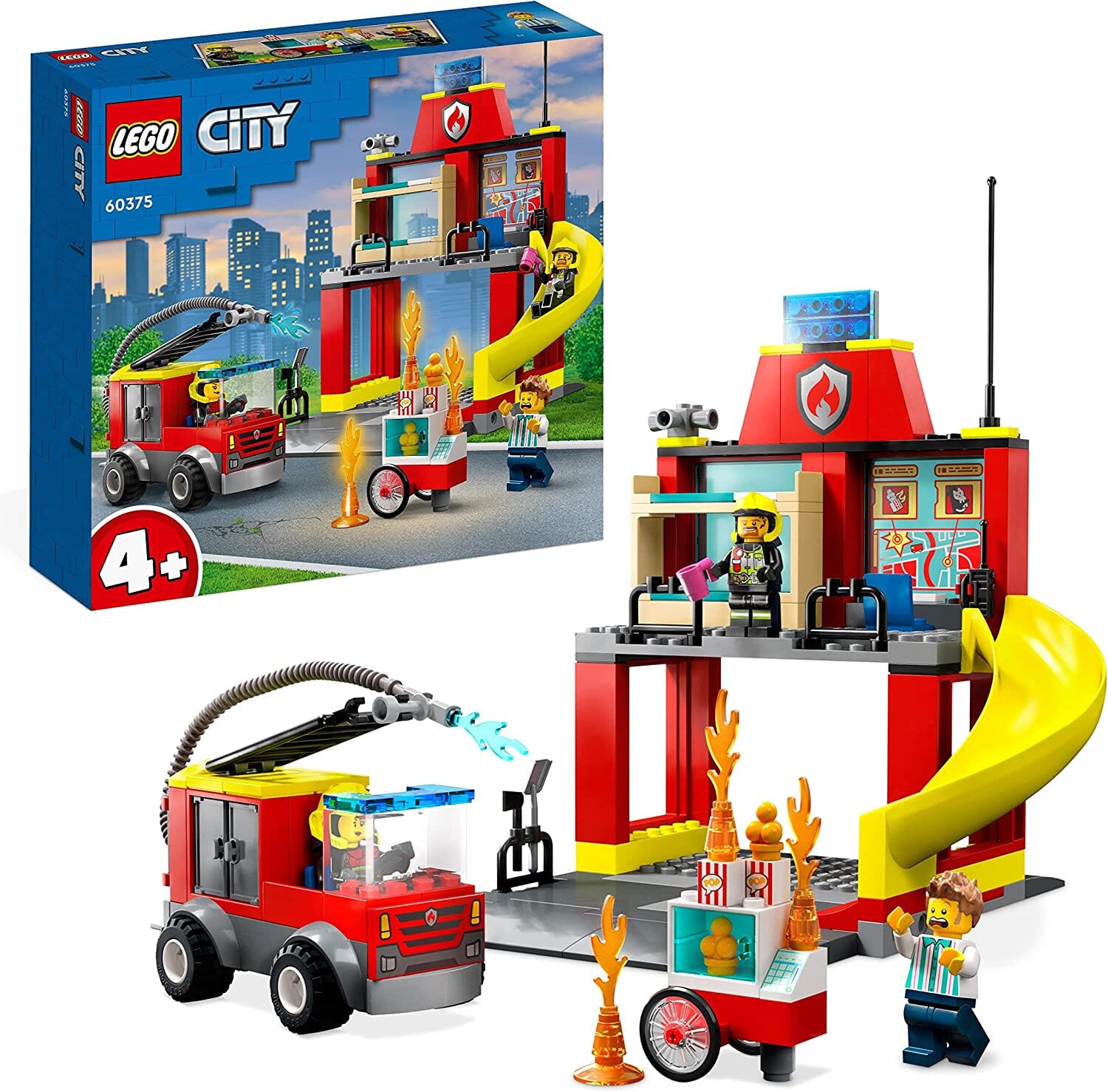 LEGO 60375 City Fire Caserma dei Pompieri e Autopompa LEGO 
