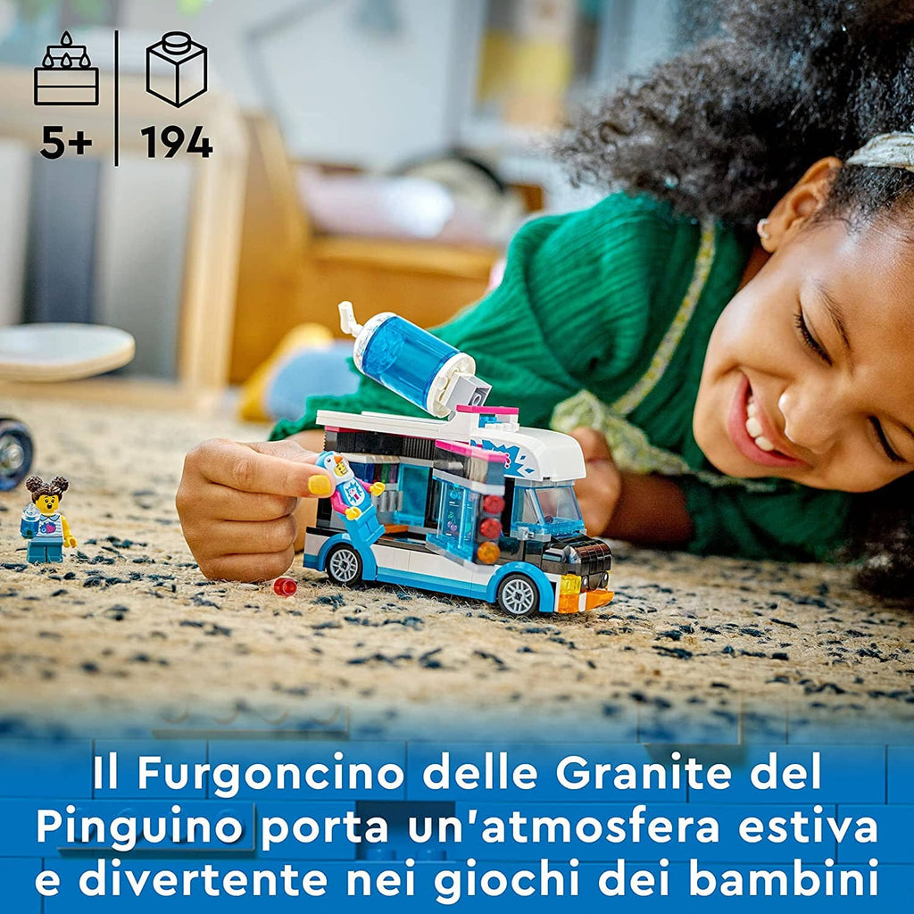 LEGO 60384 City Il Furgoncino delle Granite del Pinguino toysvaldichiana.it 