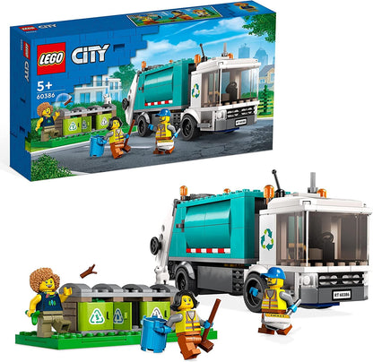 Lego 60386 City Camion Per Il Riciclaggio Dei Rifiuti