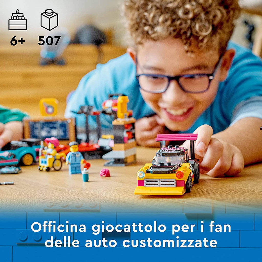 LEGO 60389 City Garage Auto Personalizzato toysvaldichiana.it 
