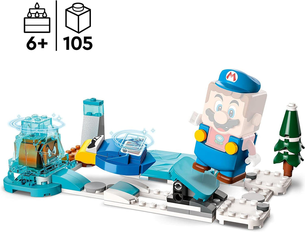 LEGO 71415 Super Mario Pack di Espansione Costume di Mario Ghiaccio e Mondo Ghiacciato toysvaldichiana.it 