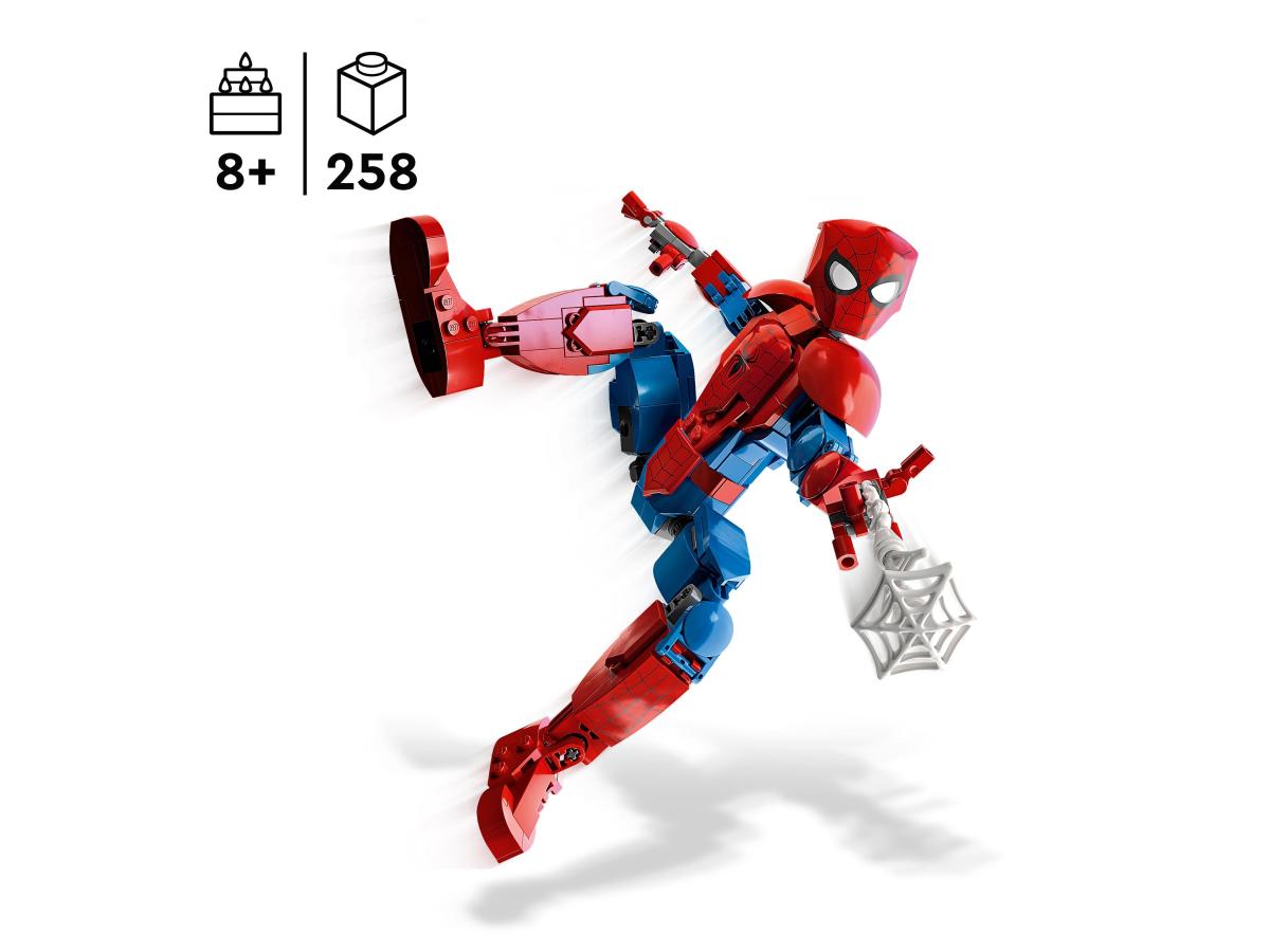 LEGO 76226 Marvel Personaggio di Spider-Man, Set con Action Figure Snodabile LEGO 