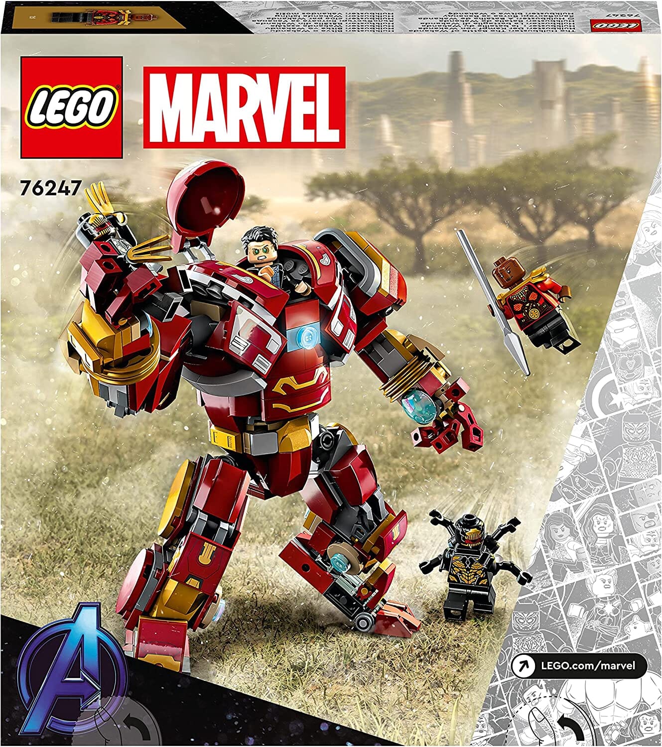 LEGO 76247 Marvel Hulkbuster: La Battaglia di Wakanda toysvaldichiana.it 