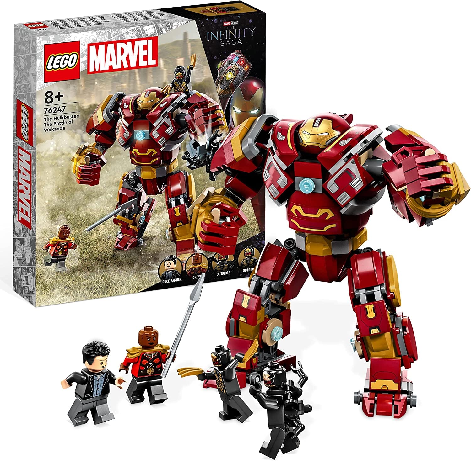 LEGO 76247 Marvel Hulkbuster: La Battaglia di Wakanda toysvaldichiana.it 