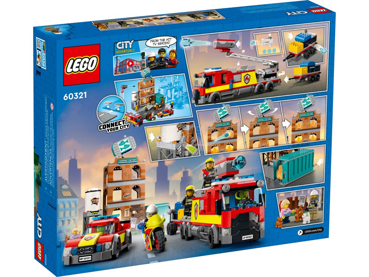 LEGO CITY 60321 - VIGILI DEL FUOCO LEGO 