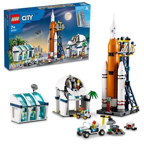 LEGO City 60351 Centro Spaziale Base NASA con 6 Minifigure di Astronauti toysvaldichiana.it 