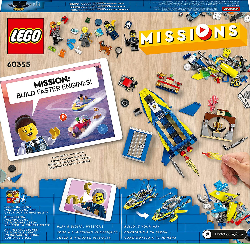 LEGO City 60355 Missioni Investigative della Polizia Marittima toysvaldichiana.it 