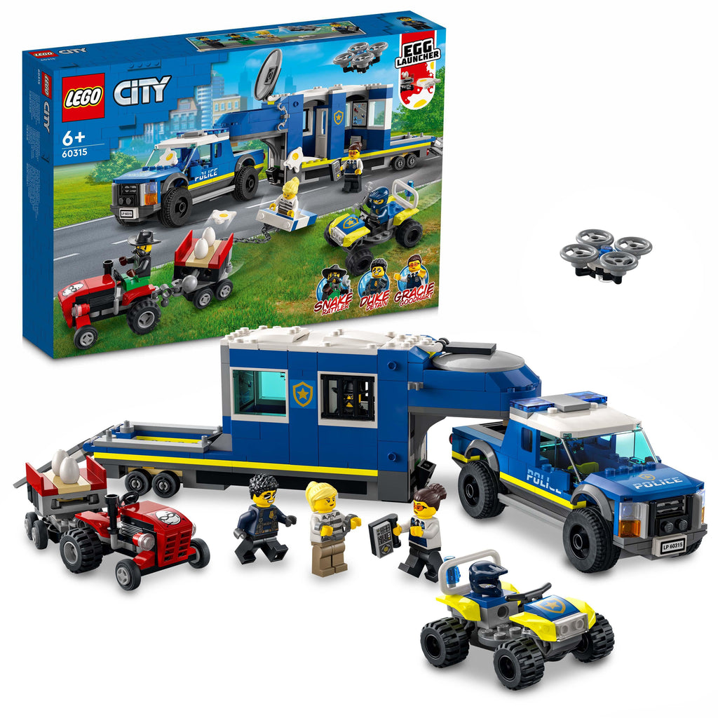 LEGO City Police Camion Centro di Comando della Polizia, 60315 LEGO 