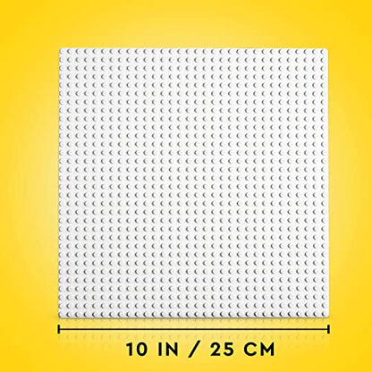 LEGO Classic Base Bianca, 32x32 Bottoncini per Costruire ed Esporre, 11026 Giocattolo LEGO 