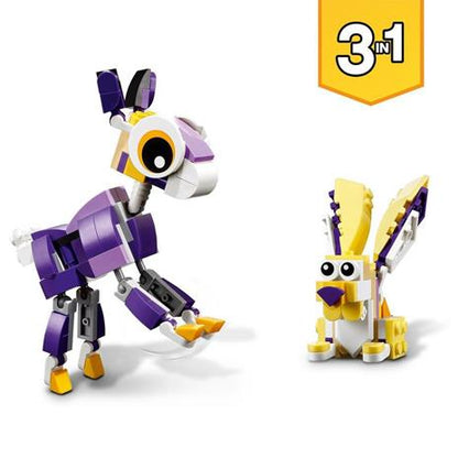 LEGO Creator Creature della Foresta Fantasy 3 in1 (31125) LEGO 