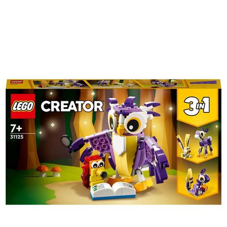 LEGO Creator Creature della Foresta Fantasy 3 in1 (31125) toysvaldichiana.it 