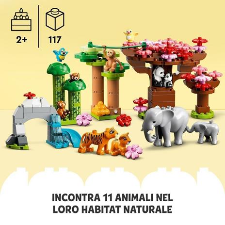 LEGO DUPLO 10974 Animali dell'Asia, Giocattolo LEGO 