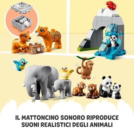 LEGO DUPLO 10974 Animali dell'Asia, Giocattolo LEGO 