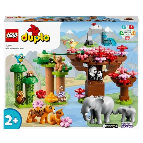 LEGO DUPLO 10974 Animali dell'Asia, Giocattolo LEGO 