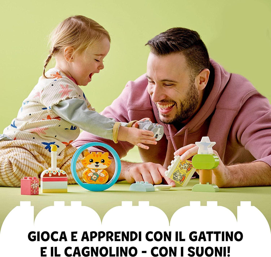 LEGO DUPLO 10977 Il Mio Primo Cagnolino E Gattino toysvaldichiana.it 