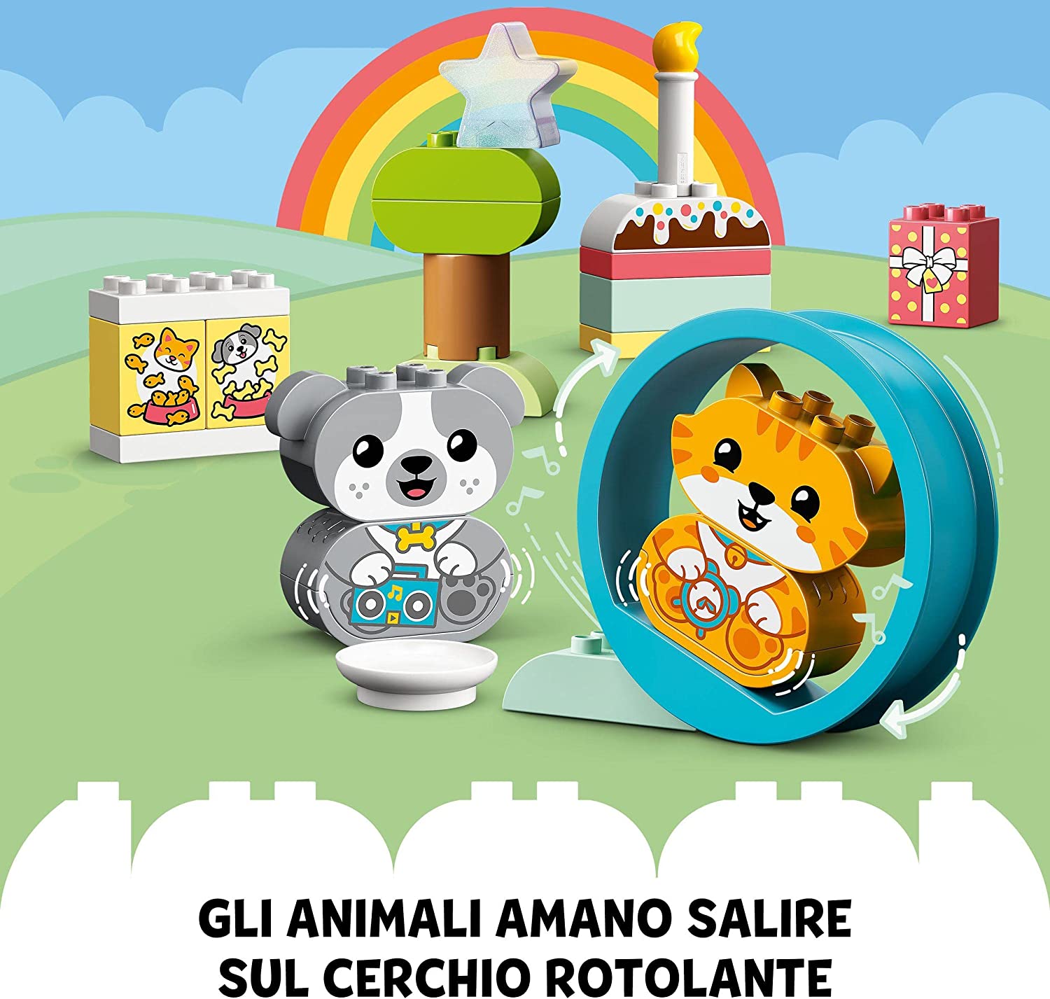 LEGO DUPLO 10977 Il Mio Primo Cagnolino E Gattino LEGO 
