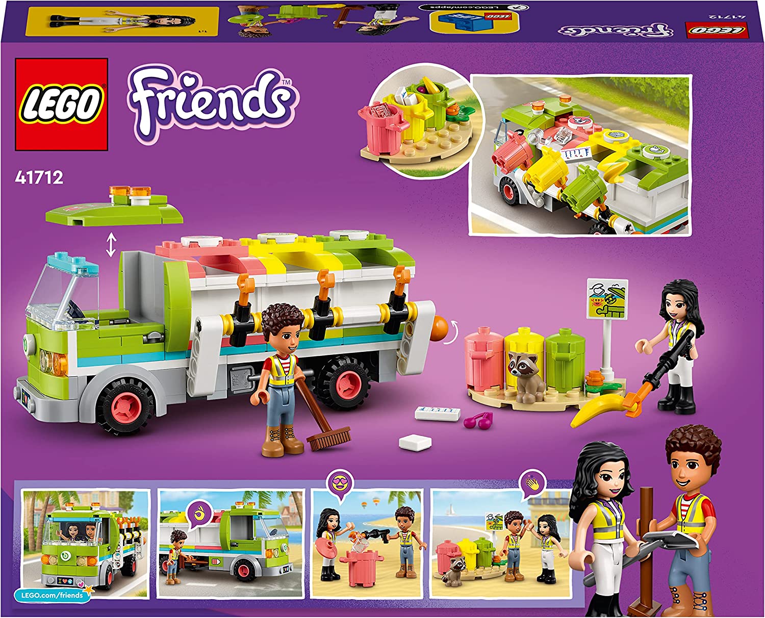 LEGO FRIENDS 41712 Camion Riciclaggio Rifiuti LEGO 