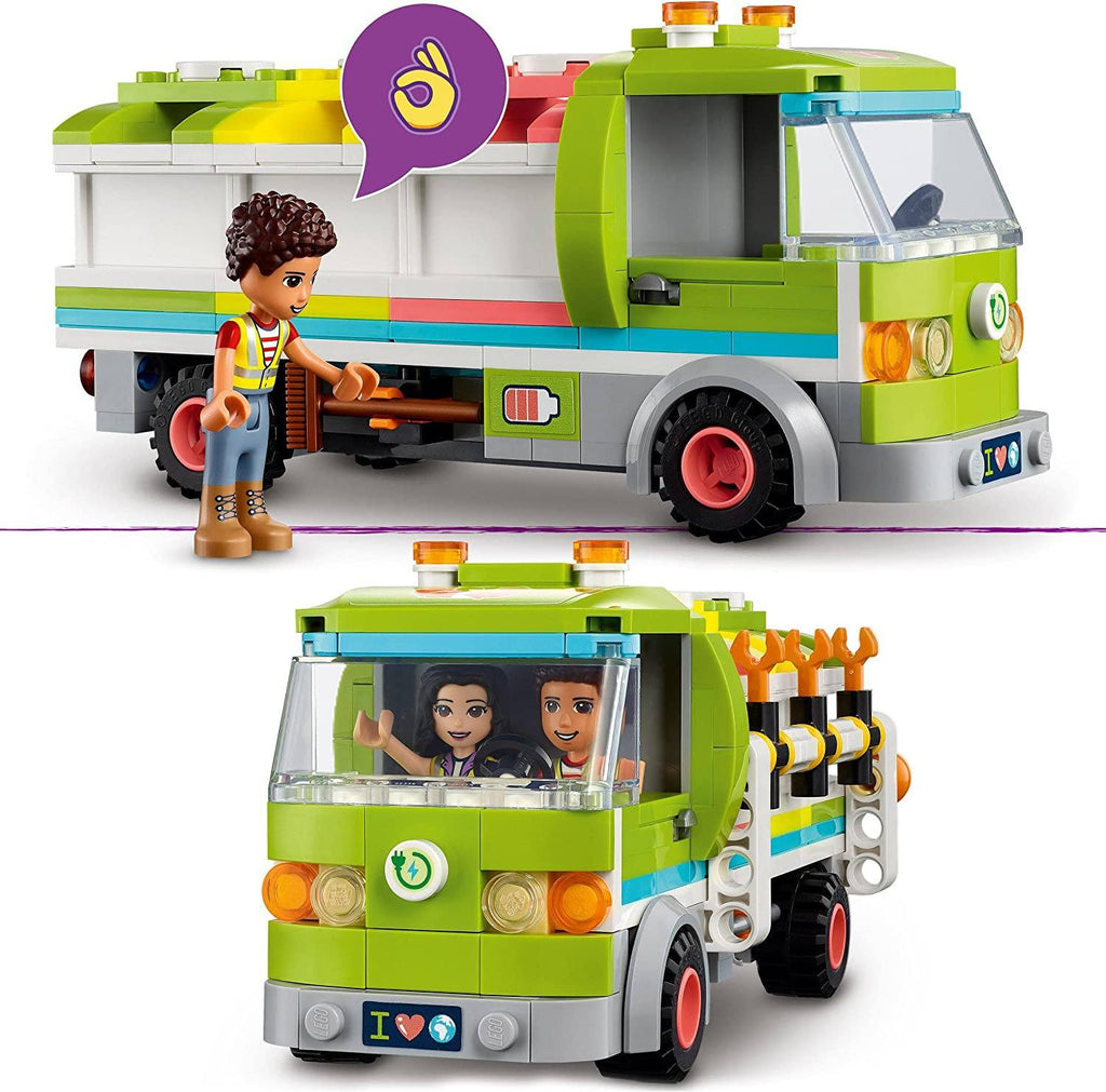 LEGO FRIENDS 41712 Camion Riciclaggio Rifiuti toysvaldichiana.it 