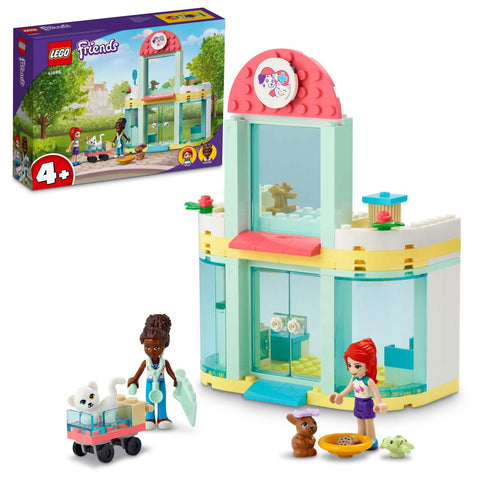 LEGO FRIENDS CLINICA VETERINARIA, GIOCHI PER BAMBINI DAI 4 ANNI, CON 2 MINI BAMBOLINE E 3 ANIMALI, IDEA REGALO, 41695 toysvaldichiana.it 