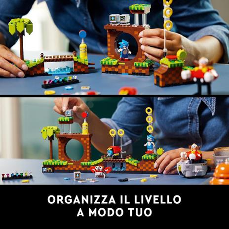 LEGO Ideas 21331 Sonic the Hedgehog - Green Hill Zone, Modello da Costruire per Adulti, Cultura Pop Anni 90, Dr. Eggman toysvaldichianasrl 