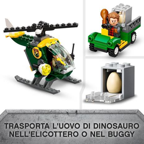 LEGO Jurassic World 76944 La Fuga del T. rex, Include 3 Minifigures toysvaldichiana.it 