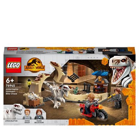 LEGO Jurassic World 76945 Atrociraptor: Inseguimento sulla Moto toysvaldichiana.it 