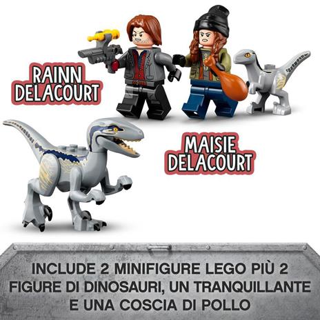 LEGO Jurassic World 76946 La Cattura dei Velociraptor Blue e Beta toysvaldichiana.it 