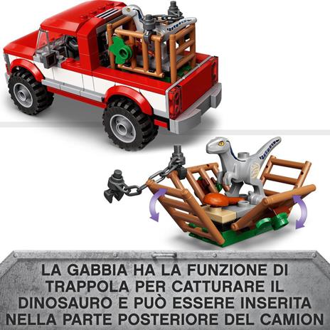 LEGO Jurassic World 76946 La Cattura dei Velociraptor Blue e Beta toysvaldichiana.it 