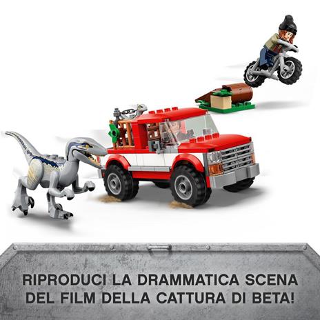 LEGO Jurassic World 76946 La Cattura dei Velociraptor Blue e Beta toysvaldichiana.it 