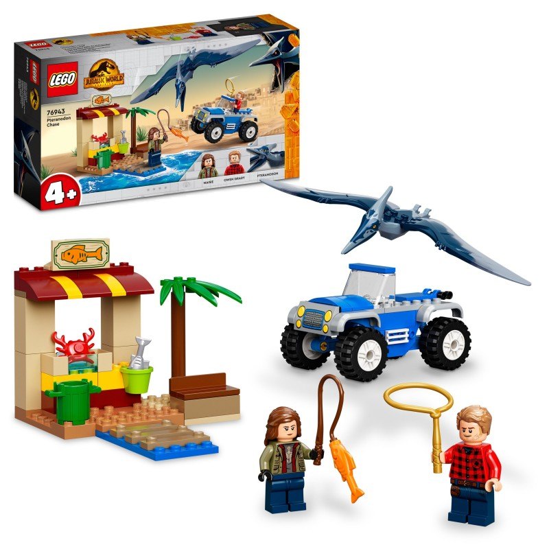 Lego Jurassic World Inseguimento Dello Pteranodonte 76943 toysvaldichiana.it 