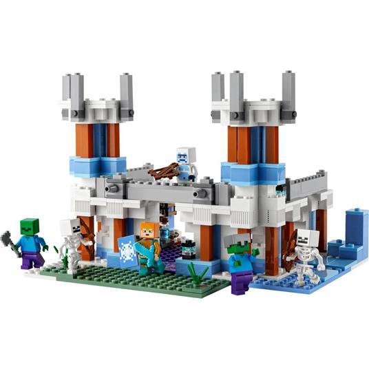 LEGO Minecraft 21186 Il Castello di Ghiaccio toysvaldichiana.it 