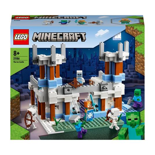 LEGO Minecraft 21186 Il Castello di Ghiaccio toysvaldichiana.it 
