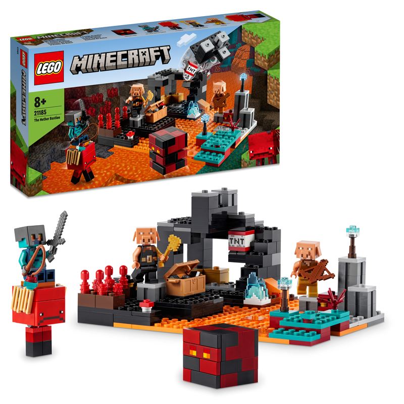 LEGO MINECRAFT IL BASTIONE DEL NETHER 21185 toysvaldichiana.it 