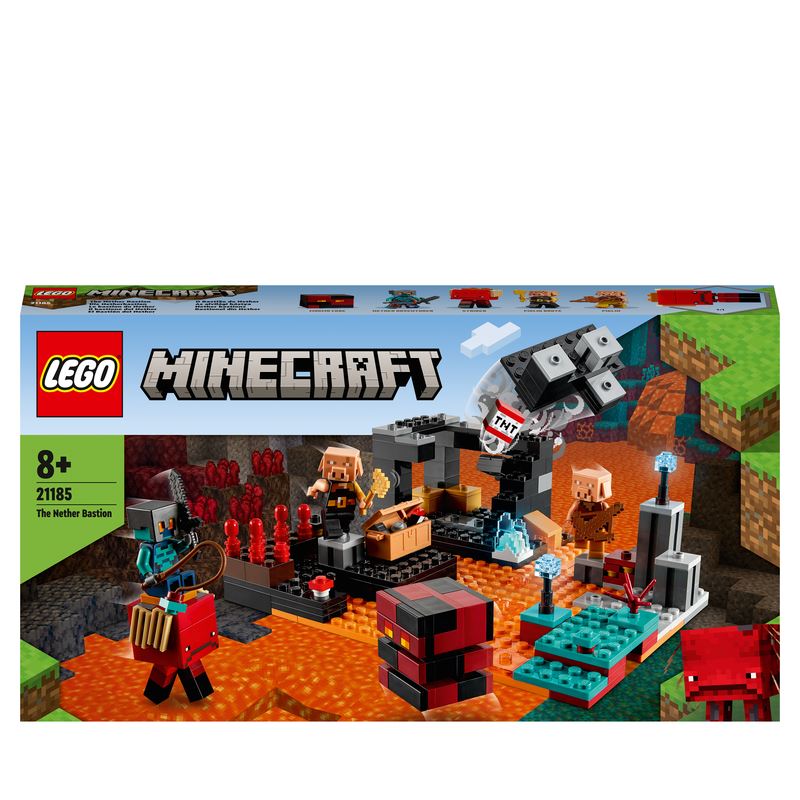 LEGO MINECRAFT IL BASTIONE DEL NETHER 21185 toysvaldichiana.it 